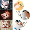 Unpainted Car Masque Paintable Blank Masques Half Face Cover Craft Masque Costume Accessories For Halloween Carnival Costume
