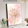 DIY Frameless Pearl Painting Kit Elegant Pink Lotus Flower 3D Shiny Bead Art Canvas Relaxing Craft for Adults Home Wall Decor Gift