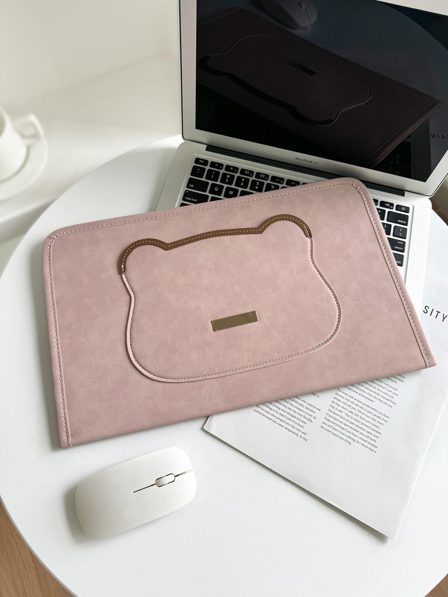 

TS JYL laptop bag,Laptop Sleeve Cute Simple Protective Case Fit 13 14 15 Inch Notebook large фарби люмінесцентні рожевого кольору