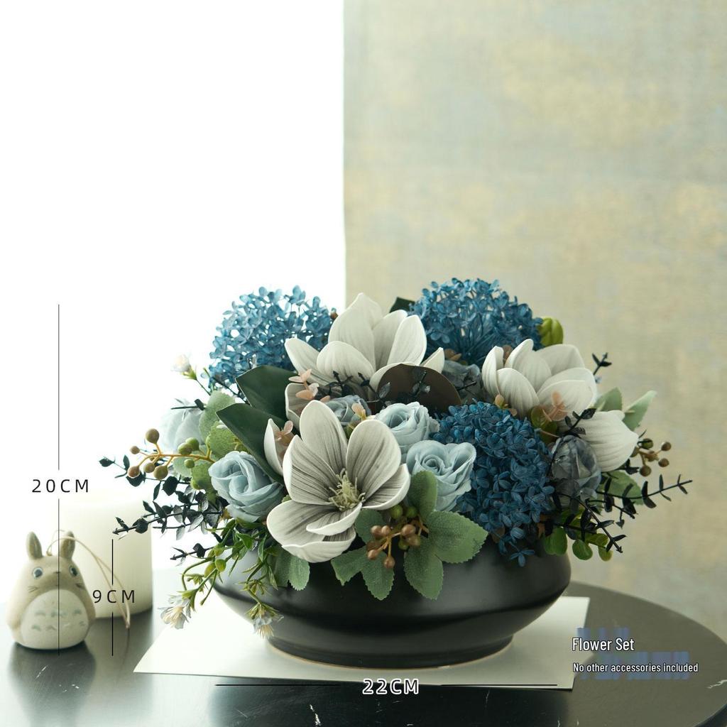 Nordic Modern Faux Flower Bouquet for Indoor Living Room or Dining Table Decor