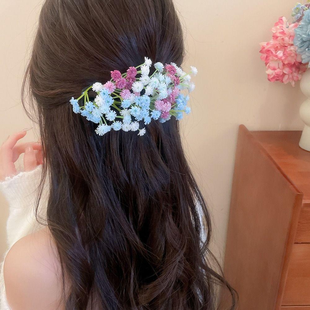 Sweet Floral Side Clip Bohemian Bride Hair Accessories Headwear Thai Hairpin  Girls