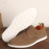 British Style Man Shoes Retro Suede Casual Leather Shoes Lace-up Oxford Shoe Moccasins Luxury Business Dress Party Shoes for Men