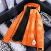 Unisex 3-in-1 Removable Mountaineering Jacket with Warm Fleece, Windproof and Waterproof, Customizable Logo