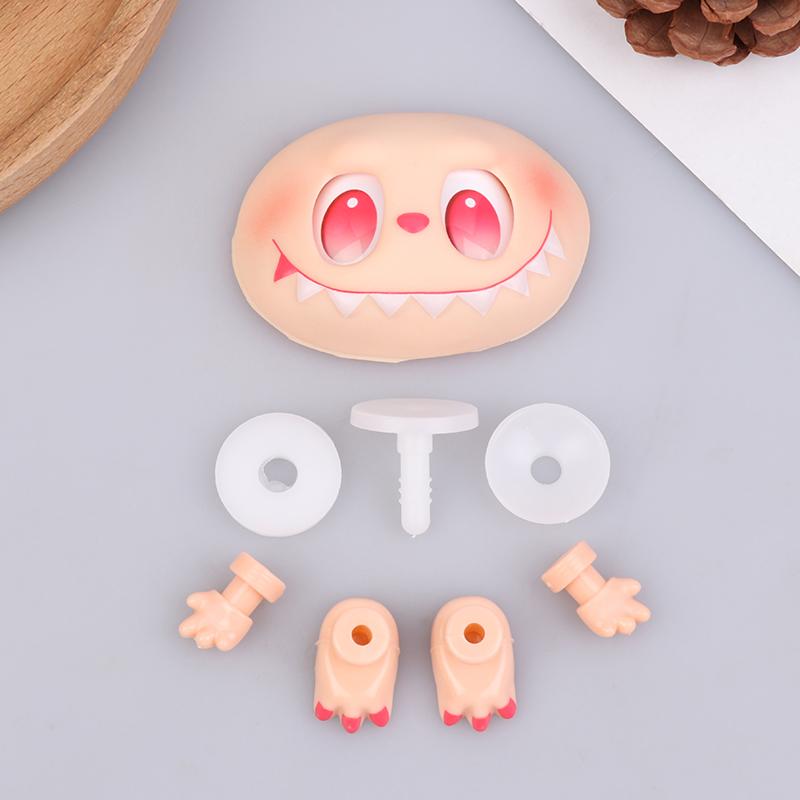 Labubu Vinyl Face 3Rd Big Into Energy Id Hand Foot Doll Accessories Facial Accessories Diy Blind Box Handmade Switching Emotions