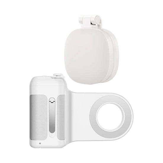 Magnetic Smartphone Grip with Wireless Remote & Phone Charging Ergonomic Camera Grip Portable Adjustable Tripod Mount Phones Photography Accessories