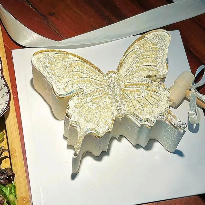 Beautiful Butterfly Shape Dessert Molds Unique Butterfly Cake Making Molds Simple Cake Tray Unique Flexible Baking Molds