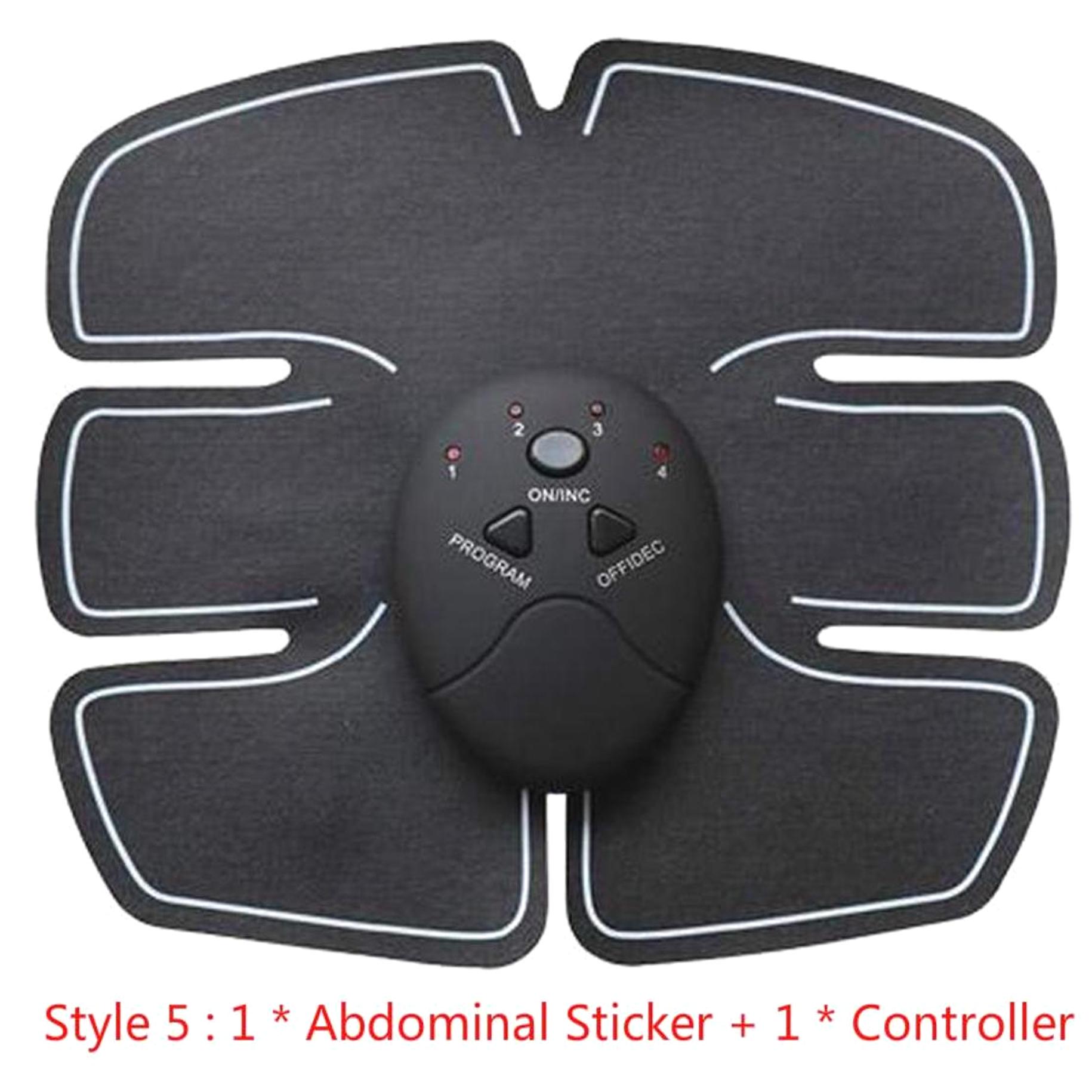 

Интеллектуальный EMS тренажер для тренировки мышц живота, для похудения, строительный пластырь, формирователь тела, массажер для фитнеса Style 5 чёрный