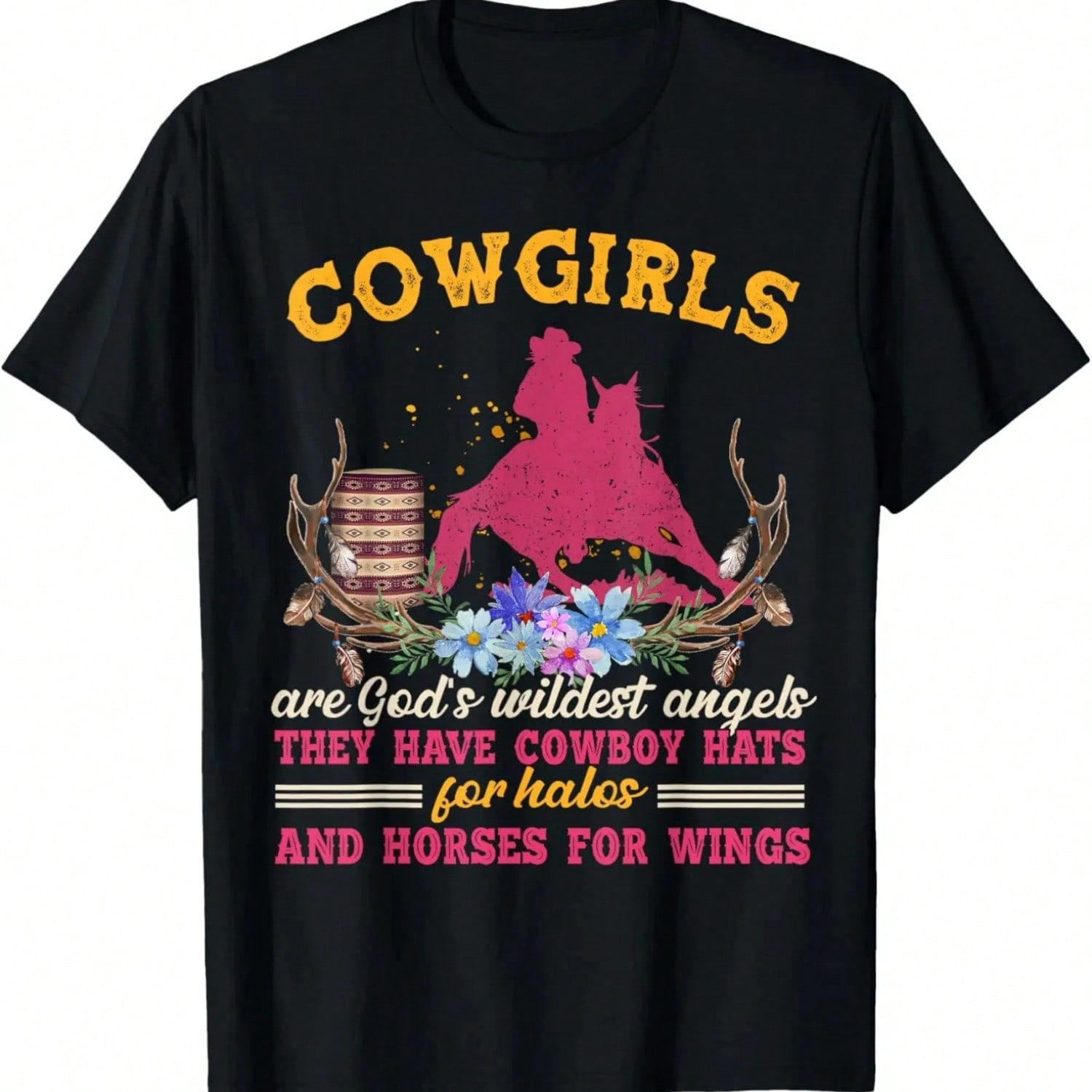 Just A Who Loves Horses - Horse T-Shirt S разноцветный