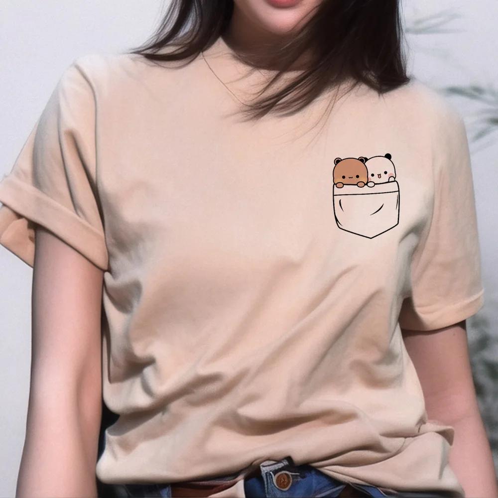 

Bubu And Dudu Fashion 2024 Повседневная футболка Женский дизайнерский топ Женская уличная одежда 4XL