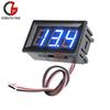 DC 4-100V LED Digital Display Circular Two-wire Voltmeter 12V DC Digital Voltmeter Head Display Reverse Connection Protection
