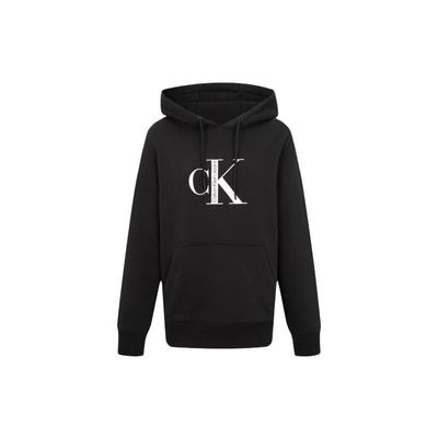 Calvin Klein Logo-Print Kapuzensweatshirt Unisex-Sweatshirt Schwarz J323238-BEH