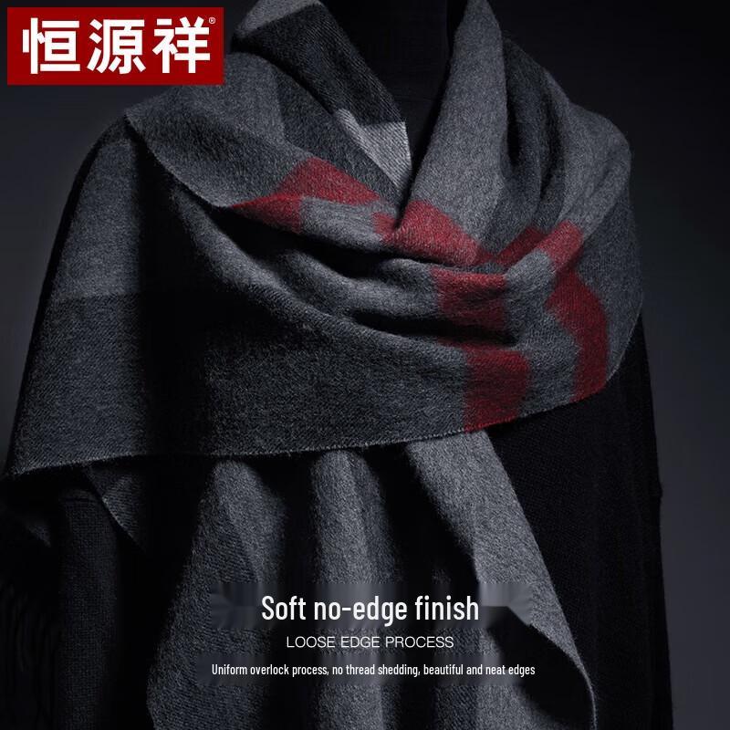 Hengyuanxiang Women's Pure Wool Autumn Winter Scarf & Shawl