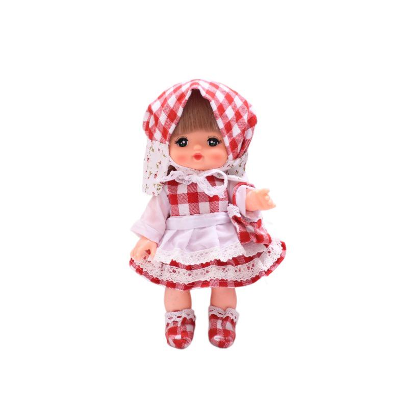 25cm Milu Tang Dynasty Doll Clothing Set - Changeable Top and Overalls