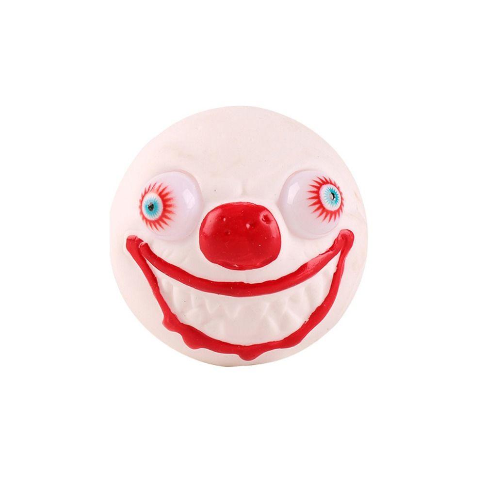 Pop It Game Eye-popping Skull Toys Slow Rebound Halloween Prank Toy Squeeze Fidget Toys  Adult