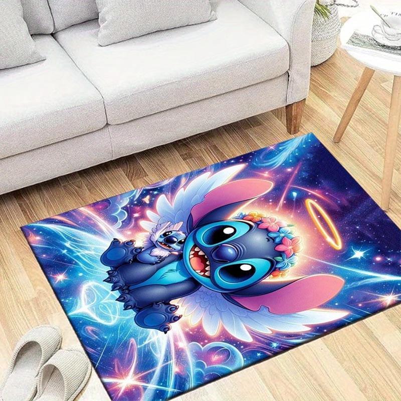 

1pc Stitch Pattern Area Rug Soft Flannel Floor Mat for Living Room,Office,Bedroom and Carpet 60cm by 90cm