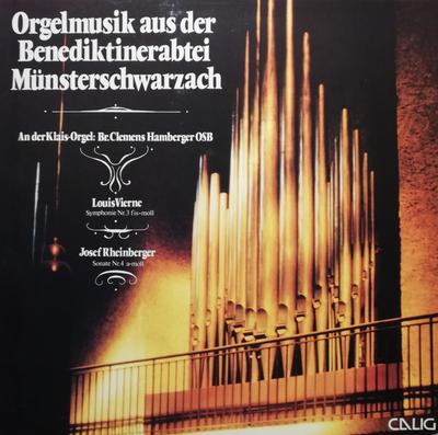 LP Record BR. CLEMENS HAMBERGER OSB, LOUIS VI - Orgelmusik Aus Der Benediktinerabte CAL30479 CALIG 1979 Germany Classical Used
