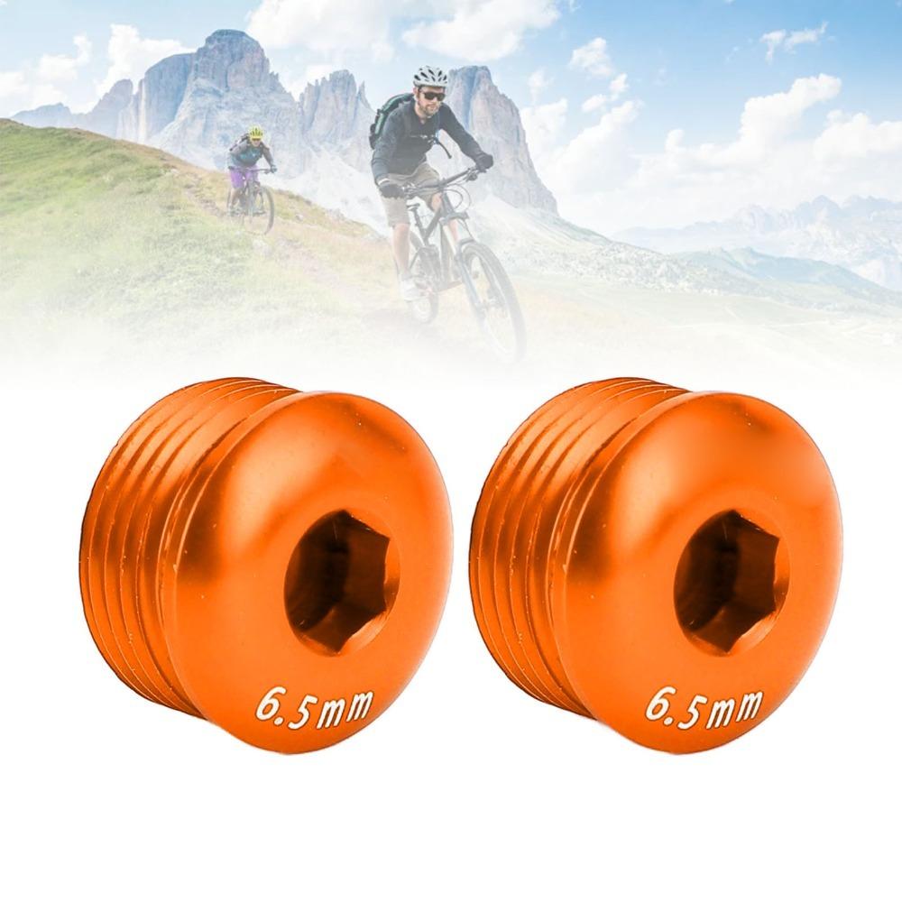 2PCS M14 Thread Bike Pedal Screw Cover 6.5mm Cycle Pedal Locking Screw  Bike Repair