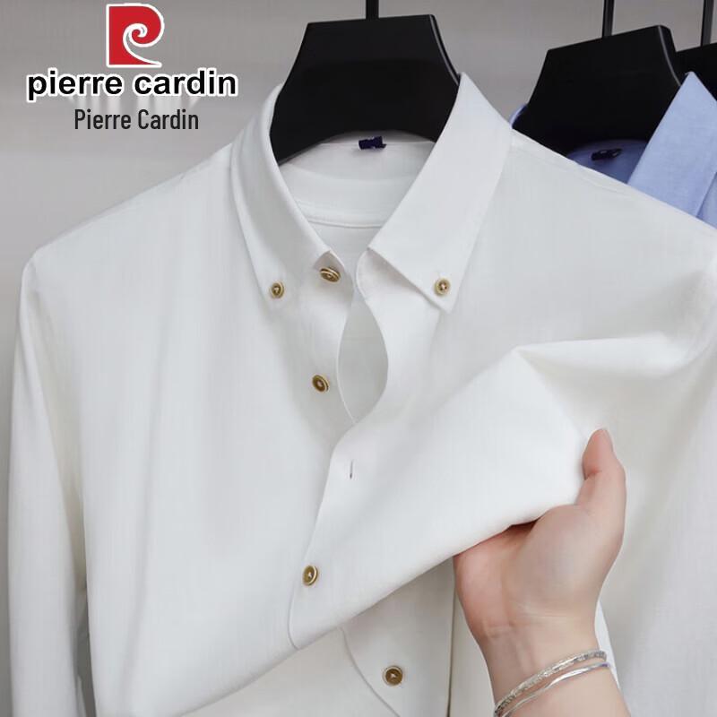 

Чоловіча сорочка з довгим рукавом Pierre Cardin, суміш модалу та льону 39/M