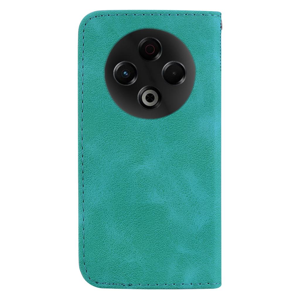 For TECNO Spark 30 4G Stand Case 7-Shaped Pattern Imprint Leather Phone Cover with Strap