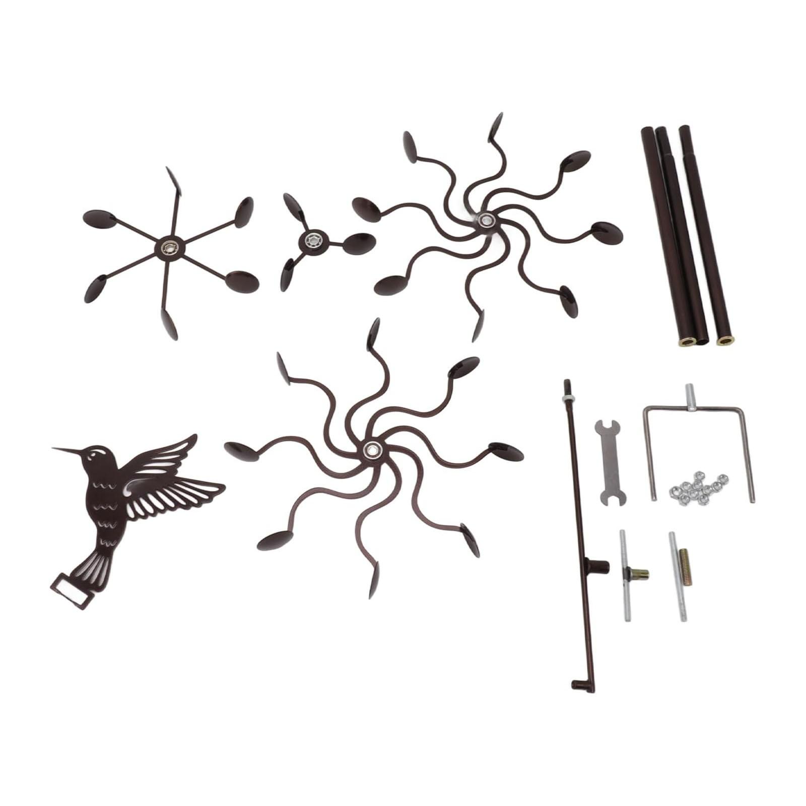 

Ветер Spiner Скульптура Колибри Ветряная Мельница Железная Ветряная Мельница Колибри Подходит Для Открытого Лан Двор Двор Сад Украшения One Size чёрный