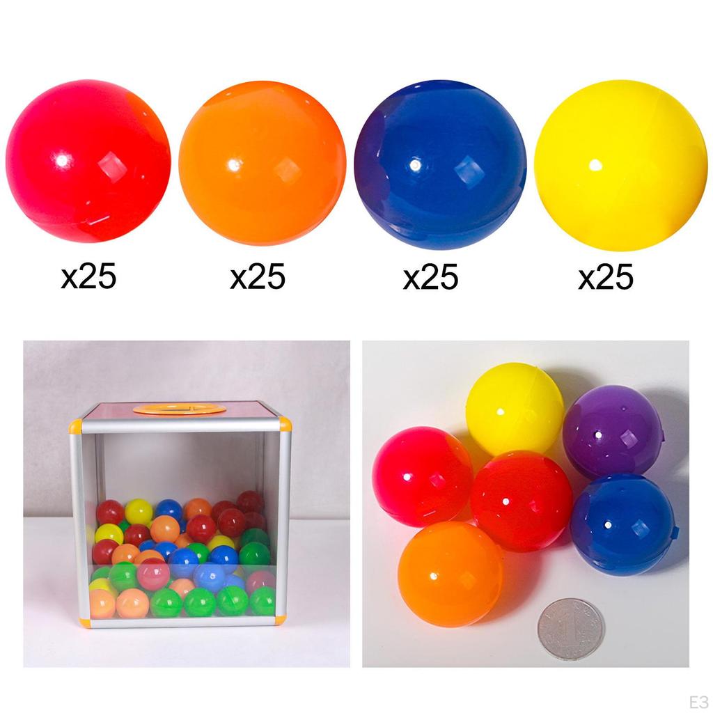 25 Pieces Bingo Ball Calling Balls Universal Durable Accessories Tally Raffle for Parties