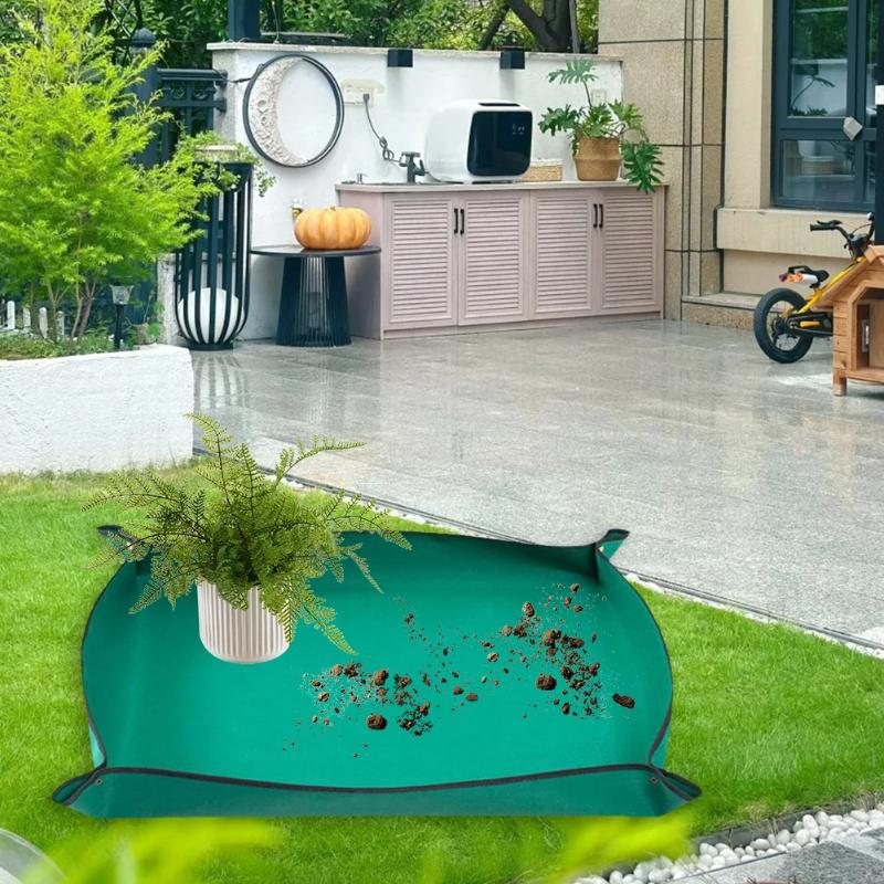 Mat Plants Transplanting Mat Foldable Succulent Potting Mat Thickened Portable Gardening Mat 50x50cm for Garden