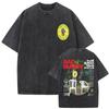 Washed Vintage Rapper Bad Bunny Un Verano Sin Ti Album Graphic Tshirt Men Women Hip Hop Fashion Pop Music T Shirts Streetwear