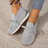 Women's Breathable Knit Mesh Lace-Up Casual Sports Shoes, Comfortable Footwear, Available In Large Sizes.