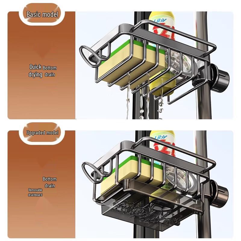 Kitchen Sink Faucet Organizer Rack