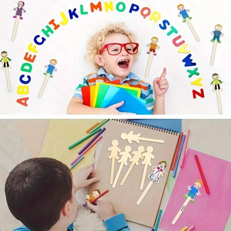 Wooden for DIY Painting Crafts, Wood Discs for Kids