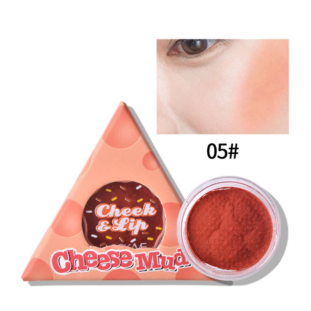 Eiscreme-Gelee-Rouge-Schlamm Lippenschlamm Langlebiger Make-up-Schlamm mit doppeltem Verwendungszweck