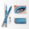 Rosafarbener Pearly Diamond Highlighter Pen mit Bleistiftspitzer, glänzender Lidschatten-Eyeliner-Stift, sanft aufhellender Eyeliner-Stift