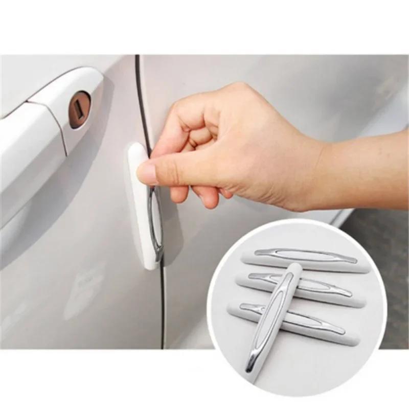 4PCS Universal Car Door Guard Anti Collision Scratch Protection Strip for Vehicles Auto Exterior Sticker Accessories