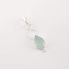 Aqua Chalcedony Gemstone 925 Sterling Silver Jewelry Handmade Boho Pendant 1.40" PP-12-16