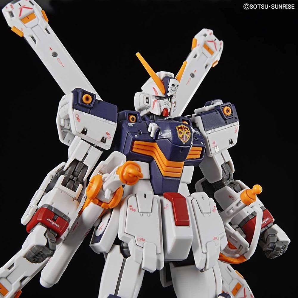 Bandai Spirits RG Crossbone Gundam X1 1/144 Scale Color-Coded Plastic Model Kit
