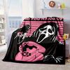 Scr-eam Horror Movie Blanket Flannel Blanket for bed, sofa, Camping, Hiking, Picnic Essentials, gift for family Fan gifts