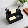 4 Grid Pencil Storage Box 3D Printed Stationery Organizer Smooth Pen Holder  Cosmetics