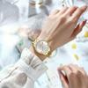 CURREN Fashion Women Gold Watches Luxury Diamond Dial Ladies Wristwatch Stainless Steel Bracelet Waterproof Luminous Classic Female Clock