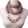 Small Fur Ball Necklace Scarf Women's Spring Autumn Winter Fashion Scarf