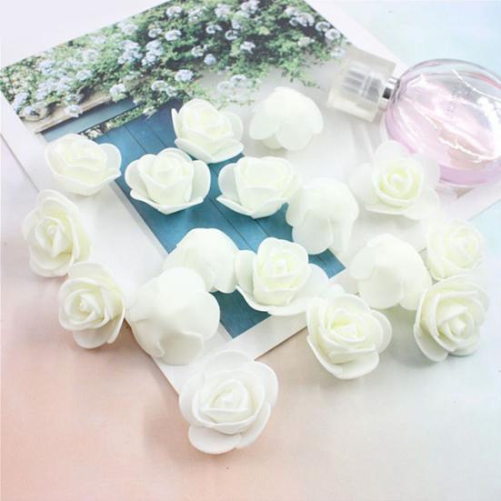 500 Pcs Mini Artificial Foam Rose Bulk Small Rose Flower Head for DIY Flower Arrangement Wall Garland Backdrop Wedding Bridal Shower Decor