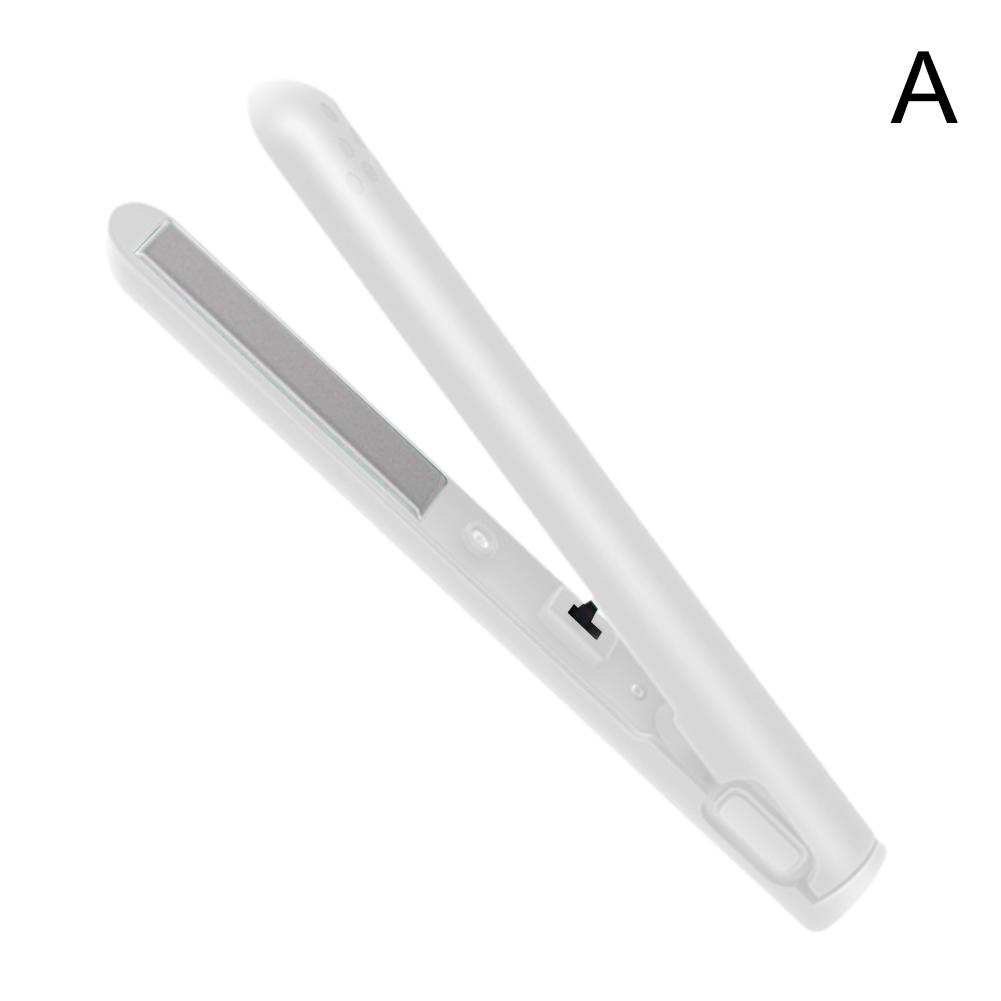 Dual Use Ceramic Hair Clippers Women's Straightening Ironing Hair Stick Damage Free Bangs Hair Accessories Salon Tools