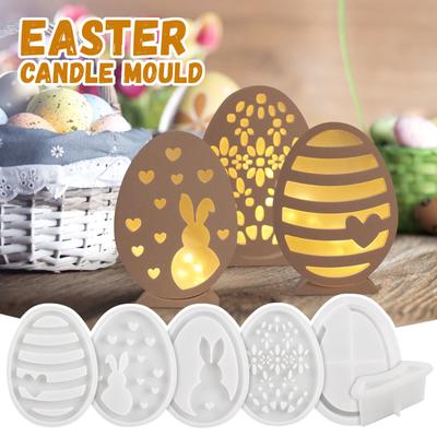 Silikonform Ostern Silikonform Osterei Gipsform Handwerk Silikon Sechsteiliges Set