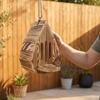 Rustic Hanging Butterfly Feeder Teardrop Shaped Butterfly Habitat Shelter  Outdoor Garden Use