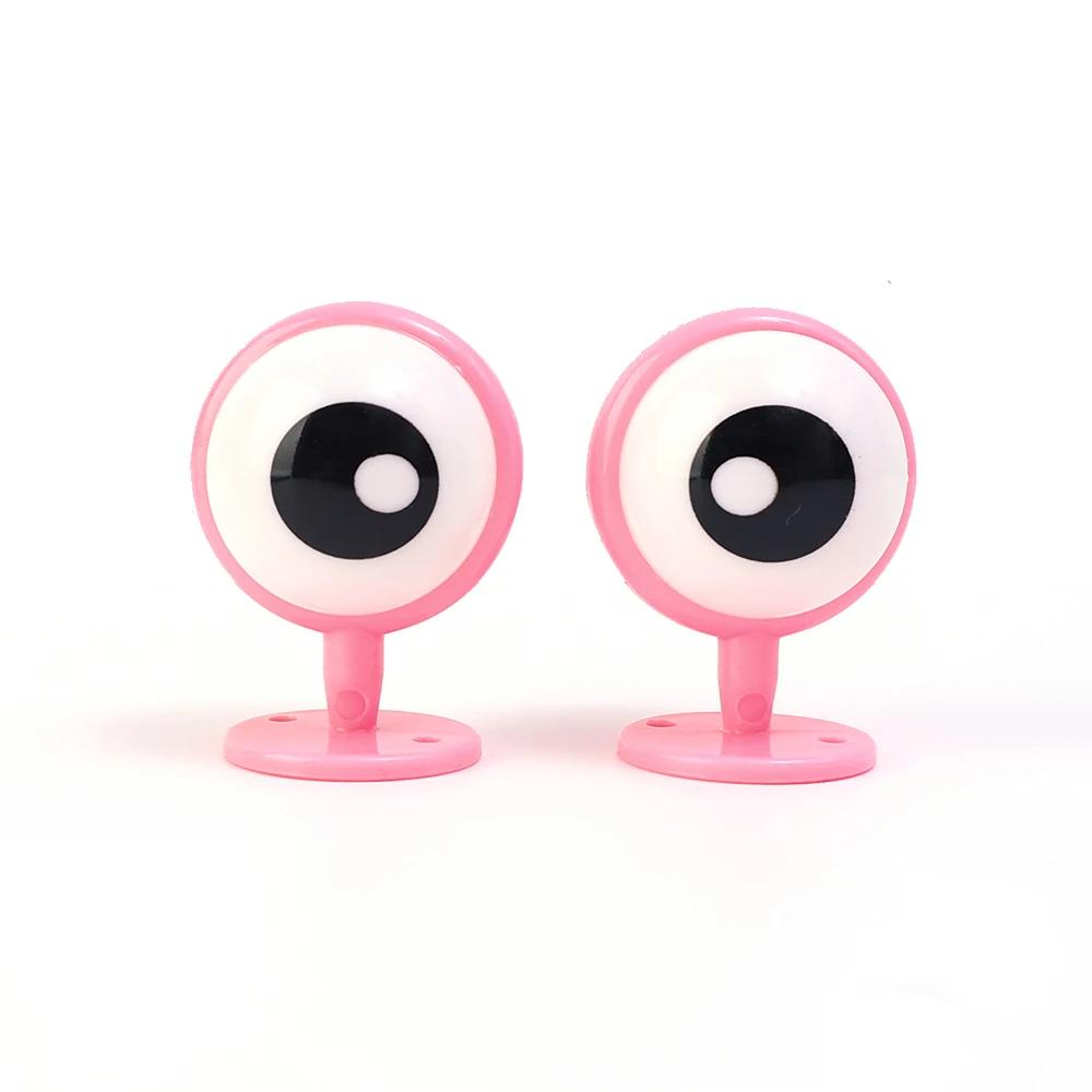 2pcs Cute Cartoon Eyes Styling Helmet Decor Personalized Helmet Stickers Motorcycles Bike Riding Helmet Decoration Accessories