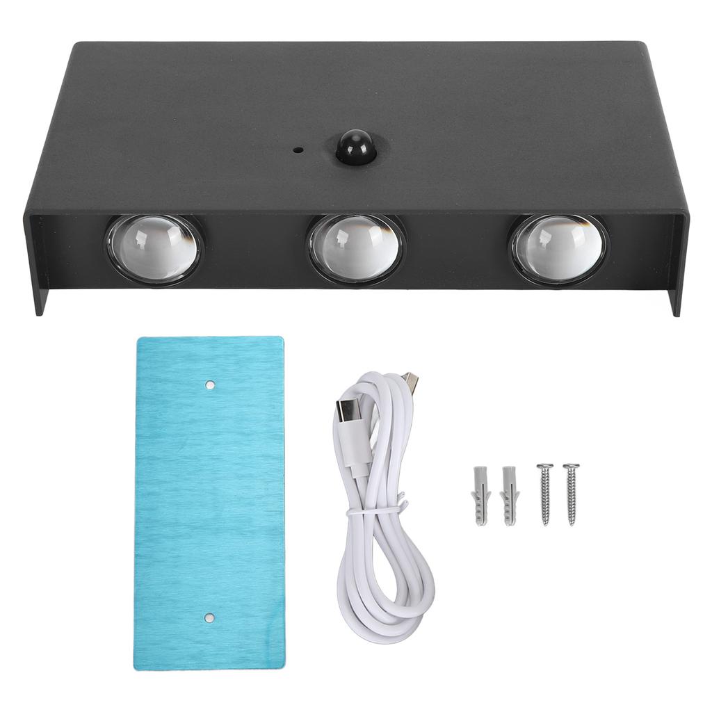 Battery Operated Wall Sconce Rechargeable Motion Sensor Indoor Wall Lights LED Magnetic Up Down Wall Lamp with Touch