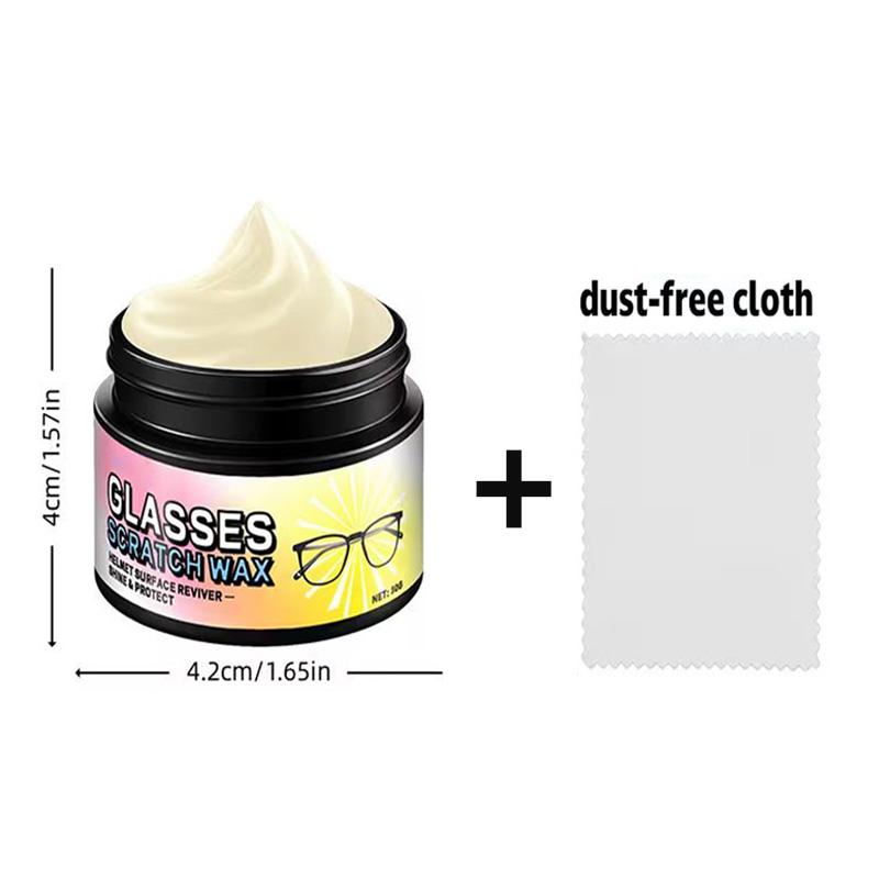 

Glass Lens Scratch Repair Kit Eyeglass Lens Scratch Repair Cream Multi-Function Refinishing Agent Restores Scratch Remove