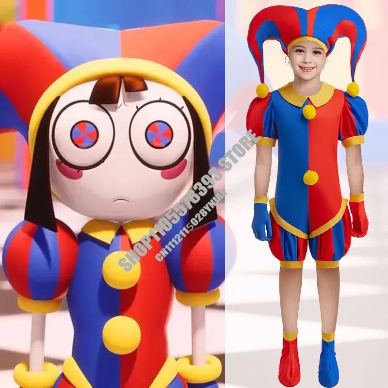 Anime Incrível Circo Digital Fantasias de Cosplay Desenho Pomni Raghata Jax Caine Fantasia de Cosplay Macacão Halloween