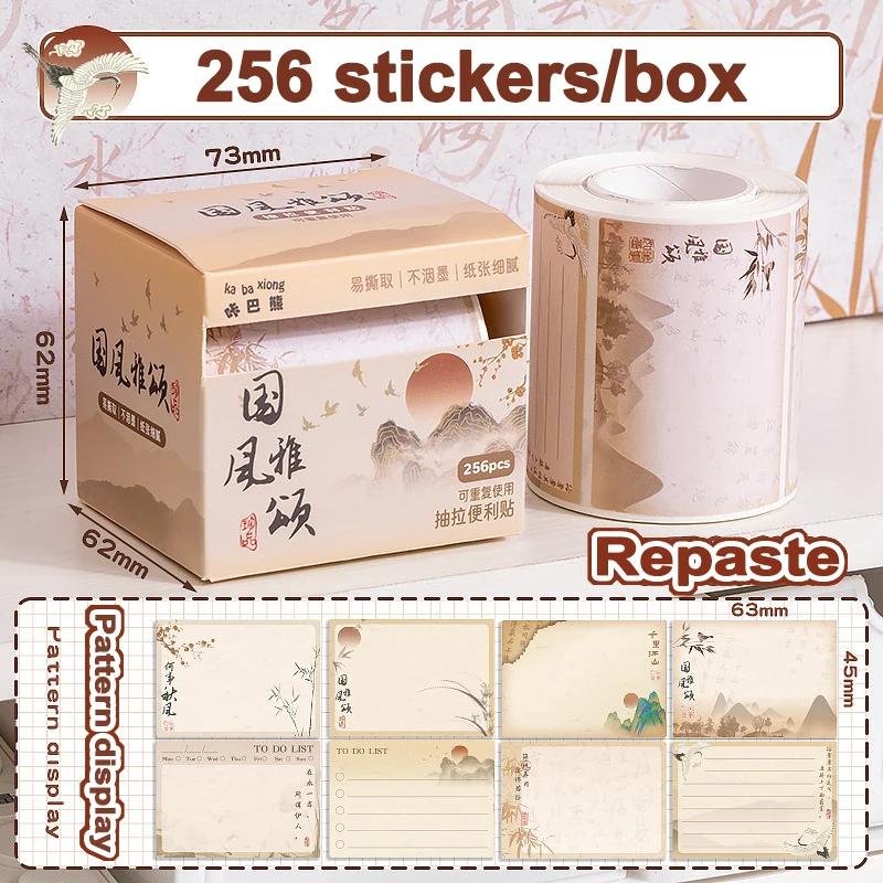 Sticky Stationery Self-Adhesive Correction Note Pull-Out Sticky Notes Notepad Office Bookmark Kawaii Stickers Notebook Memo Pad