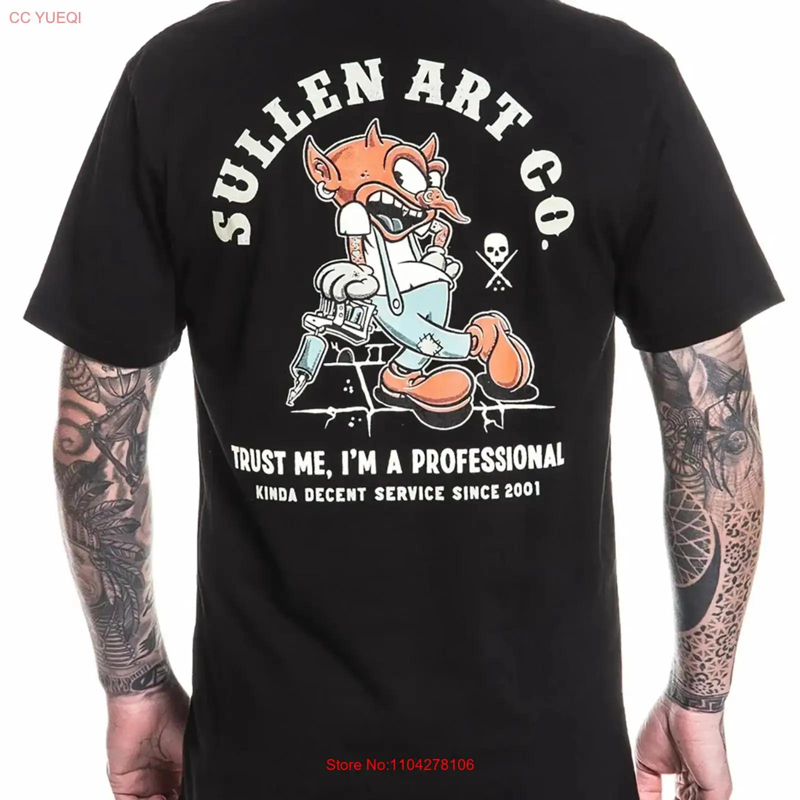

Sullen Men s Trust Me Premium T shirt Tattoo Professional Style vintage Washed Stretched graphic Breathable 5XL різнокольоровий