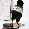 Retro Knitted Autumn and Winter Warm Ear Protection Lei Feng Hat Shows a Small Face, New Wool Knitted Pullover Cold Hat